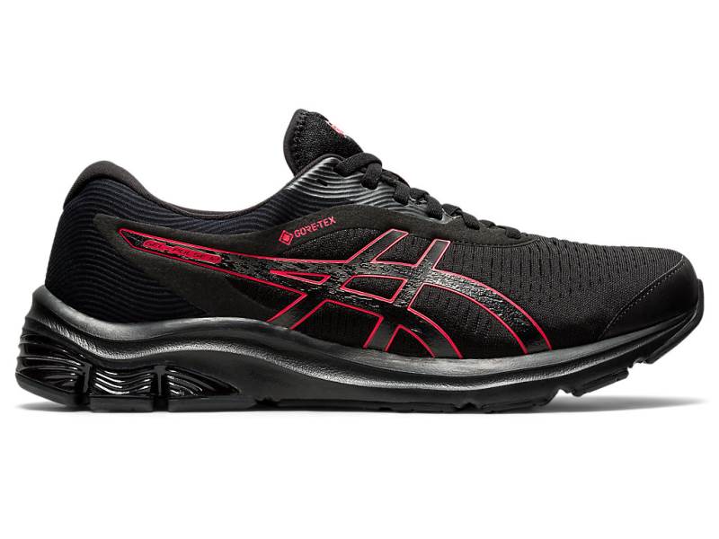 Pánské Běžecké Boty Asics GEL-PULSE 12 G-TX Černé 18726OWXA